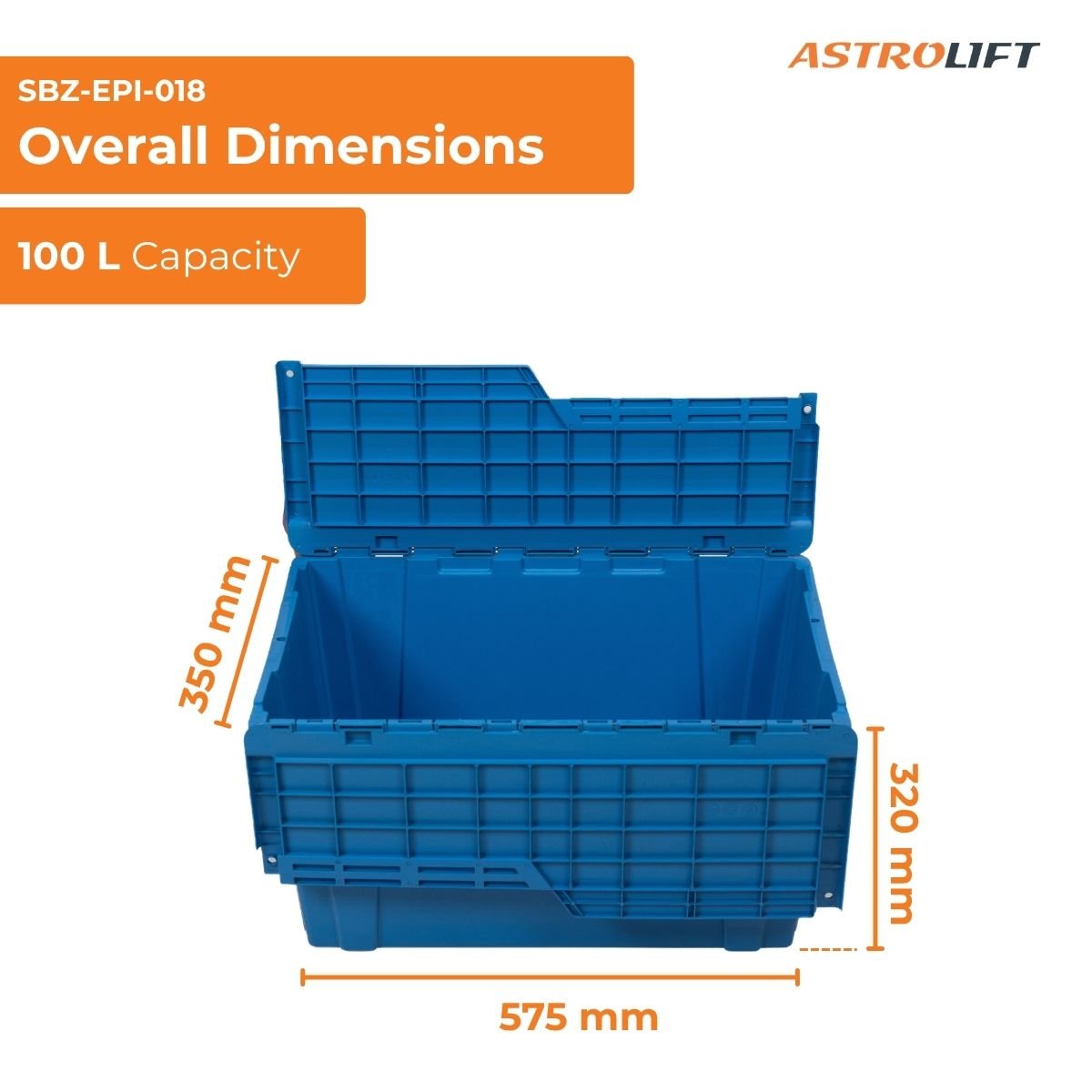 Buy Plastic Storage Bin  in New Products available at Astrolift NZ